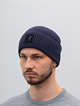 Шапка KANGOL арт. K3020ST Patch Beanie (темно-синий)